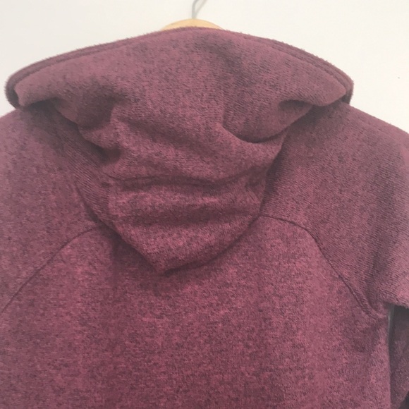 BURTON burgundy full zip hoodie XS - Picture 8 of 14